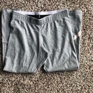 Nike Pants - Nike Grey Swoosh Capri Tights Nike Pants - Nike Grey Swoosh Capri Tights